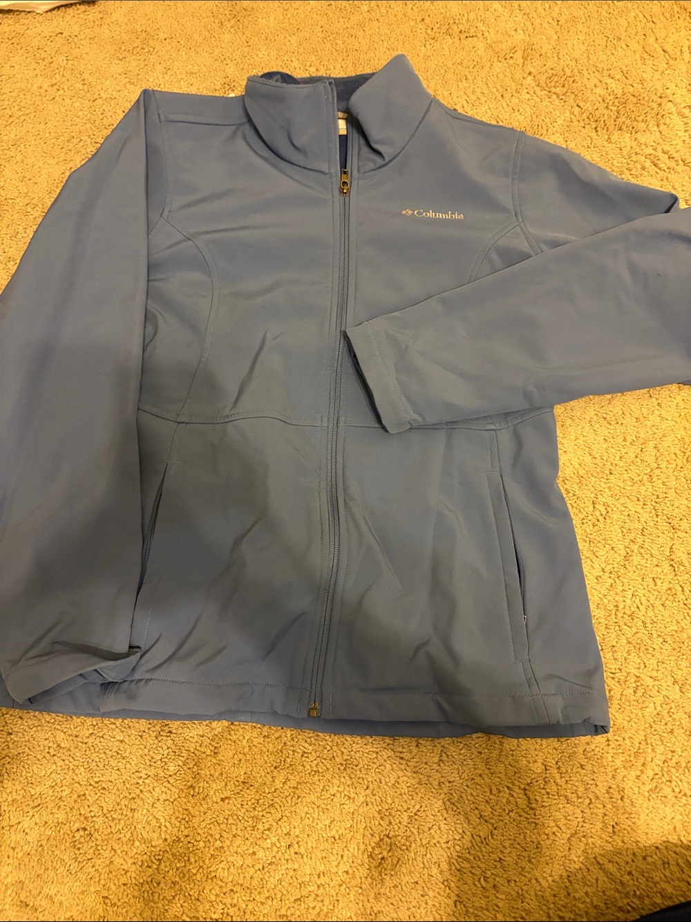 Columbia Light Blue Men's Lightweight Full-Zip Jacket